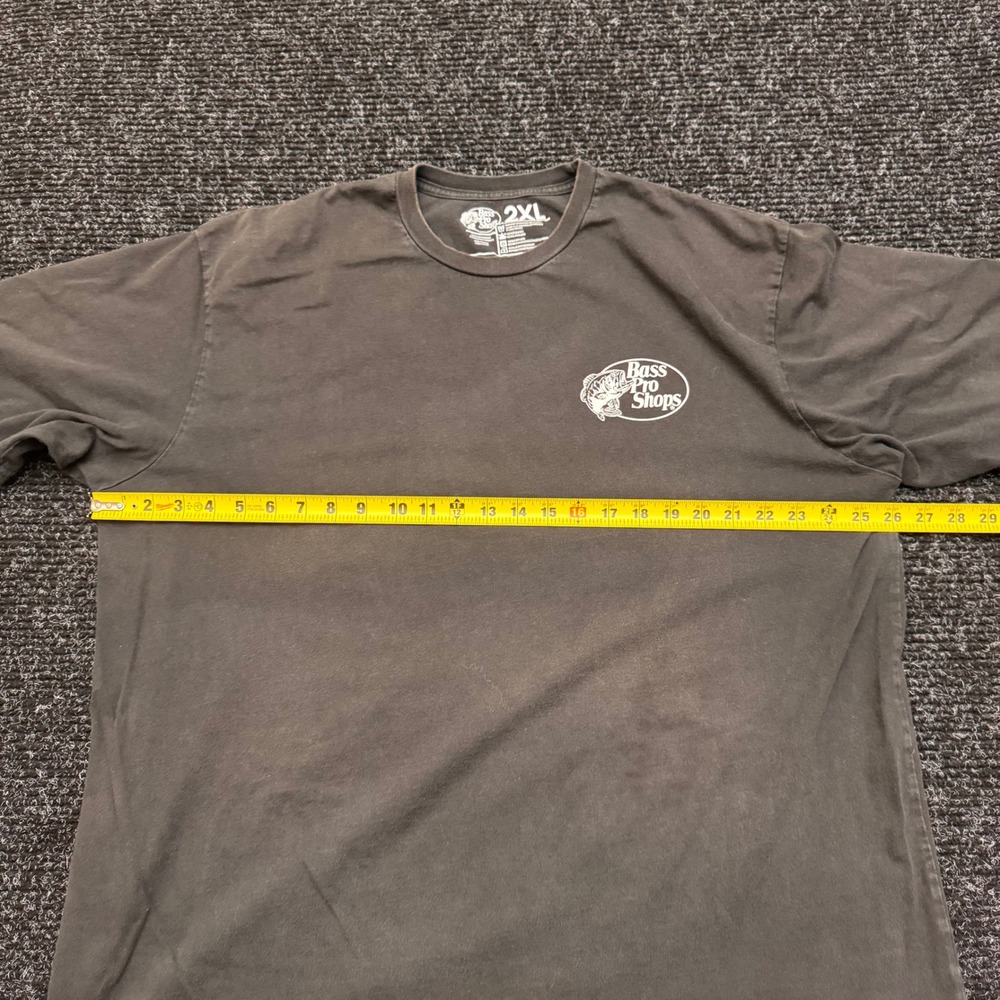 Bass Pro Shops Mens 2XL Black Gun Safety Rule 1 2nd Amendment Graphic T-Shirt - Picture 2 of 11